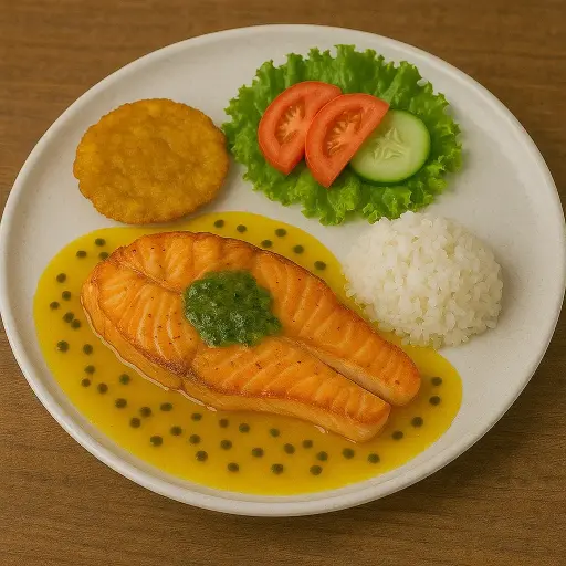 [MAR002] Salmón en Salsa de Maracuyá (300 g)